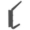 National Hardware National Hardware Reed Matte Black Aluminum 4-3/4 in. L Hook 25 lb 1 pk N337-918 - alternate 2